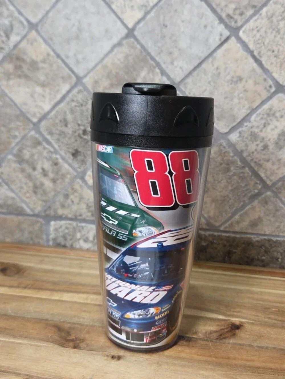 Nascar Dale Earnhardt Jr. Black Racing 88 Travel Tumbler 16 Ounces - Wincraft